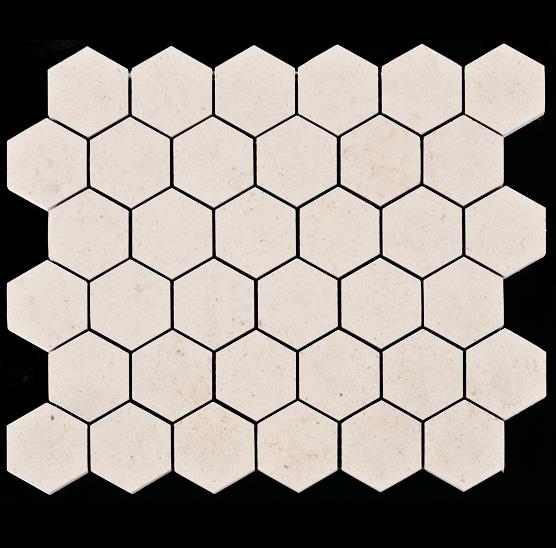 Moleanos Vidraço b2 Nude Hazelnut hexagonal 5 cm